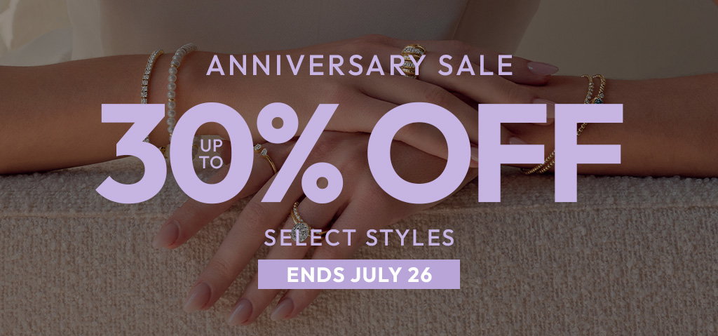Anniversary Sale 30% Off Select Styles Ends July 26