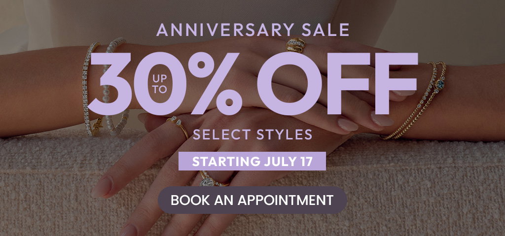 Anniversary Sale Up To 30% Off Select Styles - Starting July 17