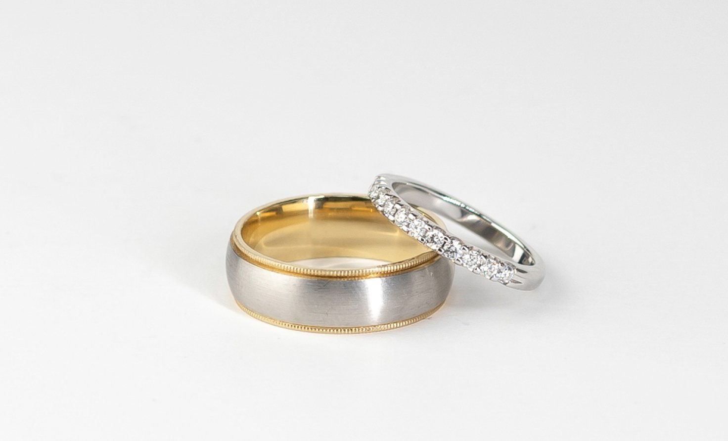 1Ct Round Lab Created Diamond Wedding Band Ring 14K Yellow Gold Plated  Silver | eBay